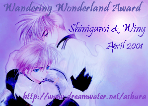 wondering wonderland award